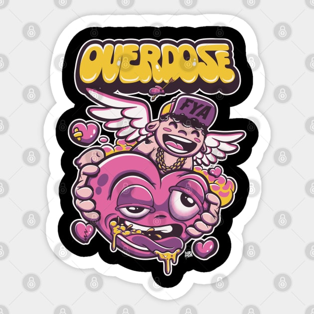 overdose Sticker by Behold Design Supply